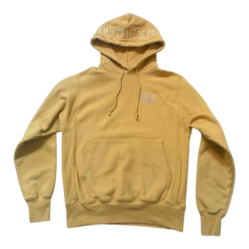 Champion Reverse Weave Hoodie Small S Yellow Gold Sweatshirt NWT Hooded NEW